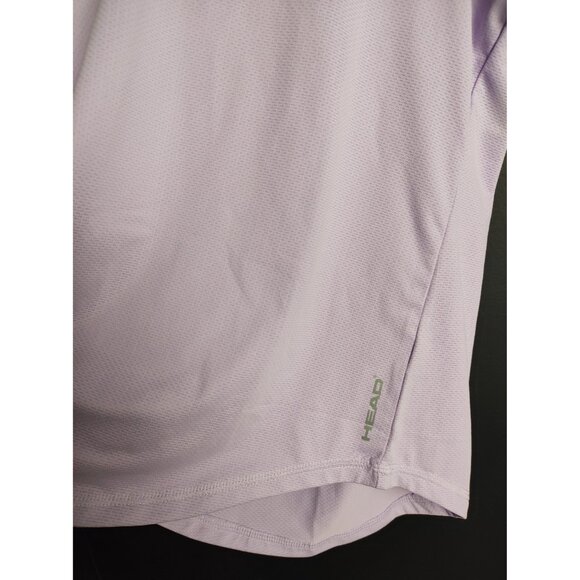 HEAD Sleeveless V-Neck Top Small Light Purple Tennis Activewear Stretch NWT - Picture 6 of 6